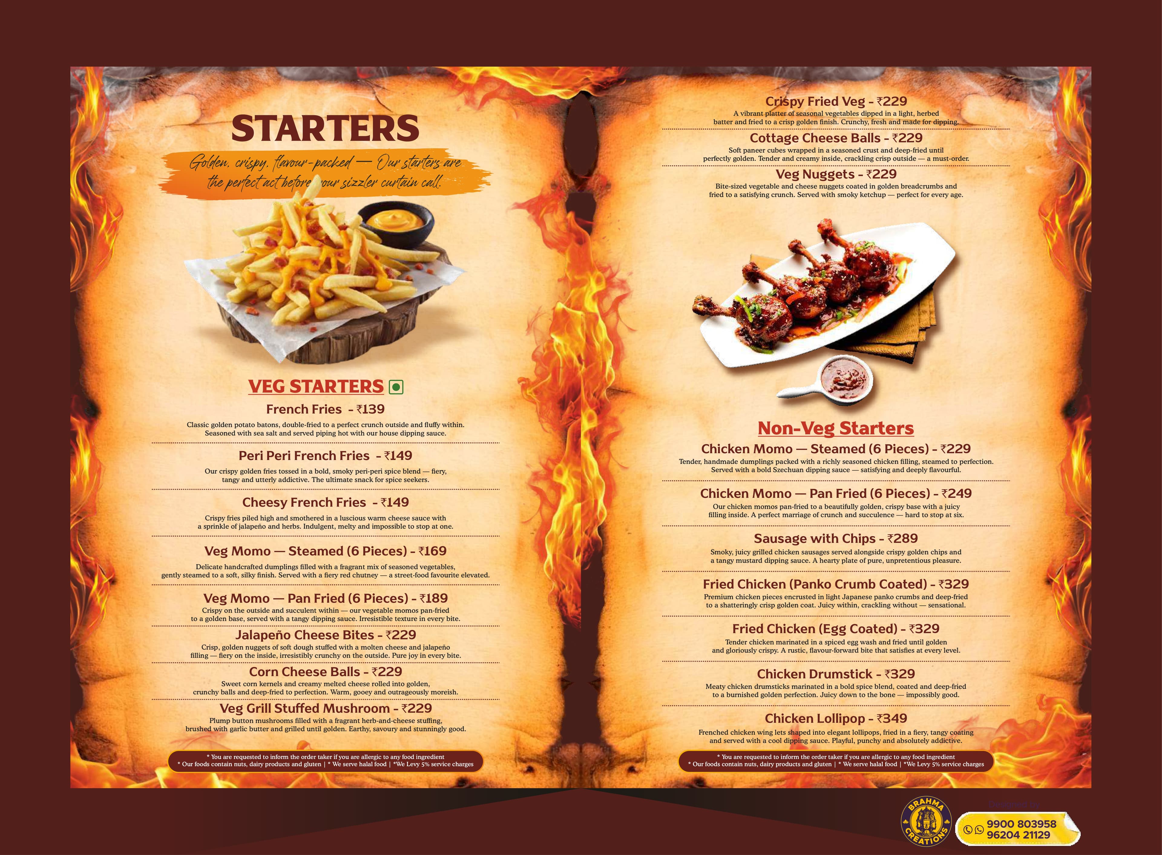 Kuro Sizzlers Menu - Page 5