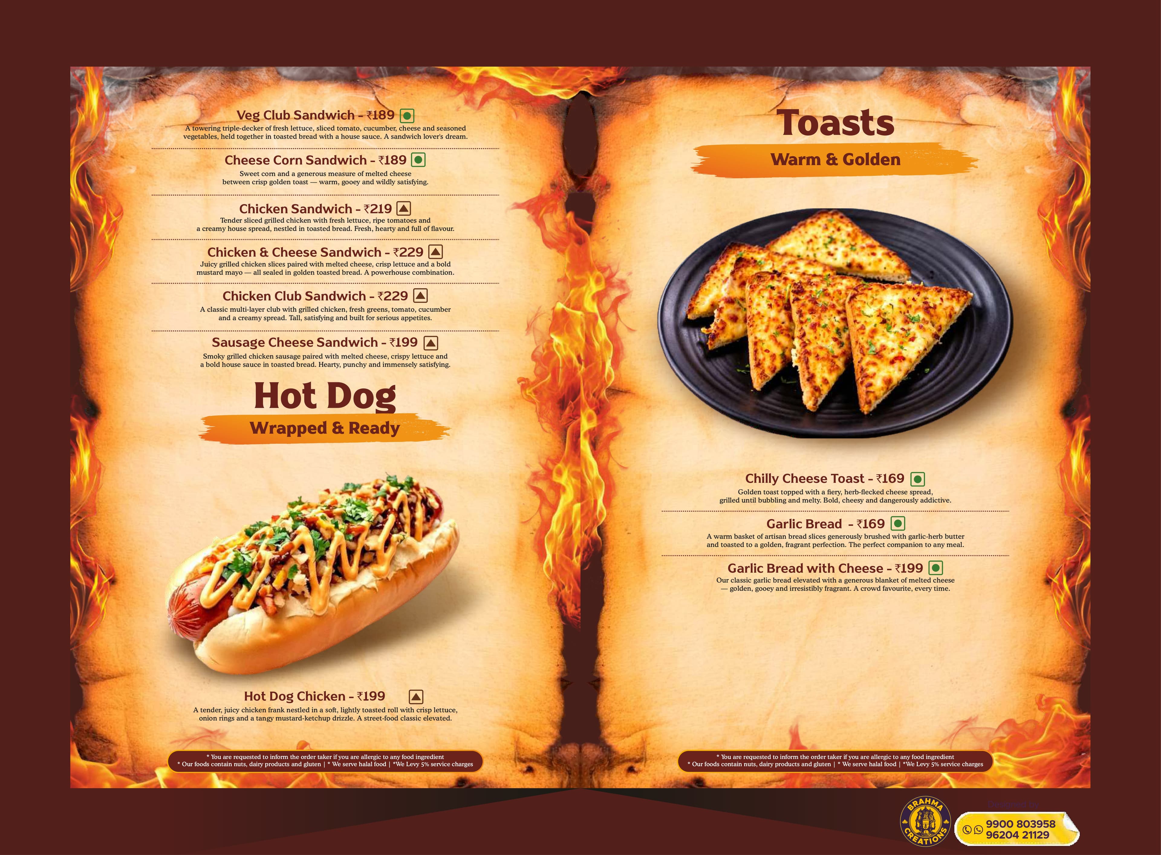 Kuro Sizzlers Menu - Page 7