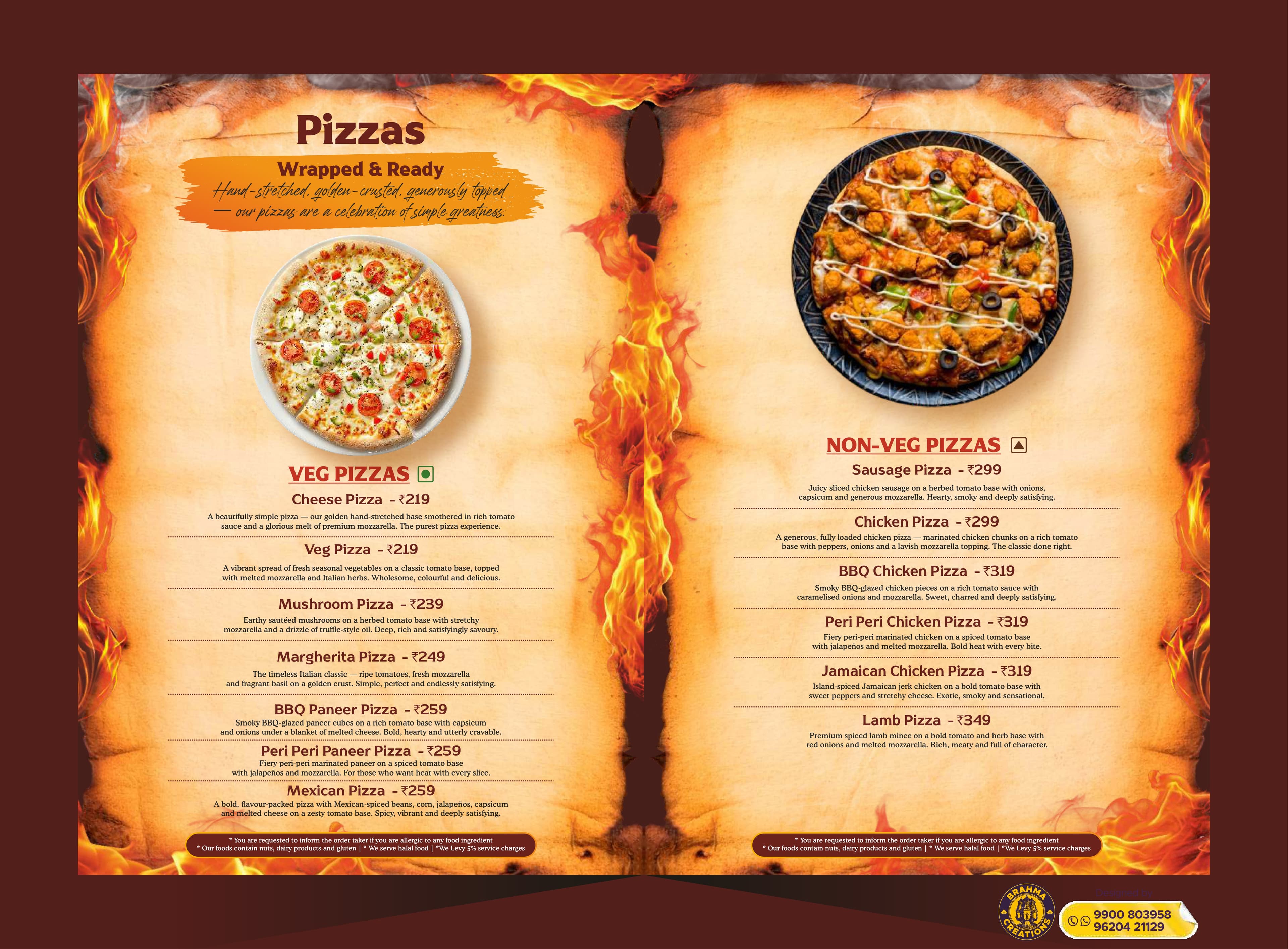 Kuro Sizzlers Menu - Page 8