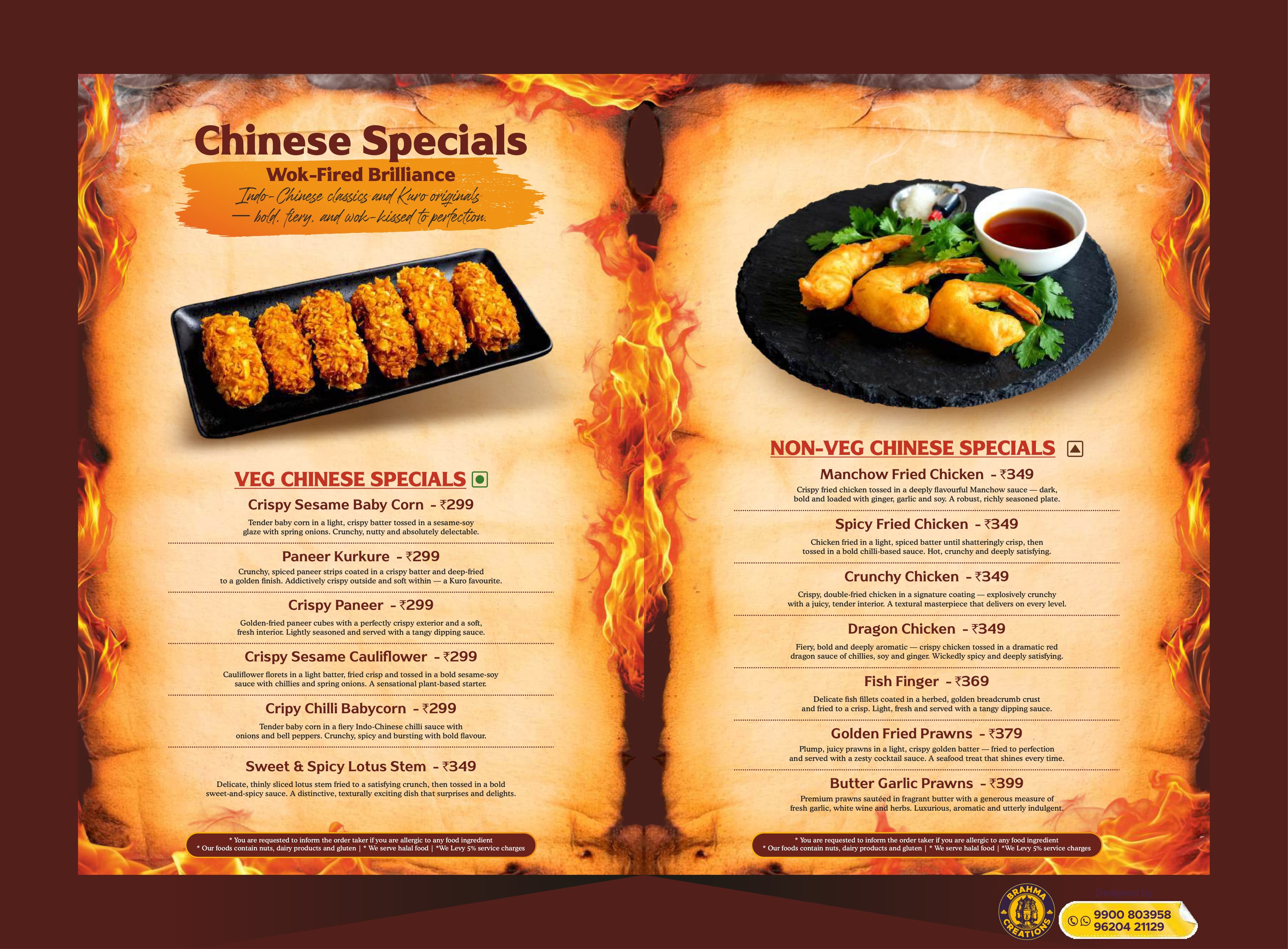 Kuro Sizzlers Menu - Page 10